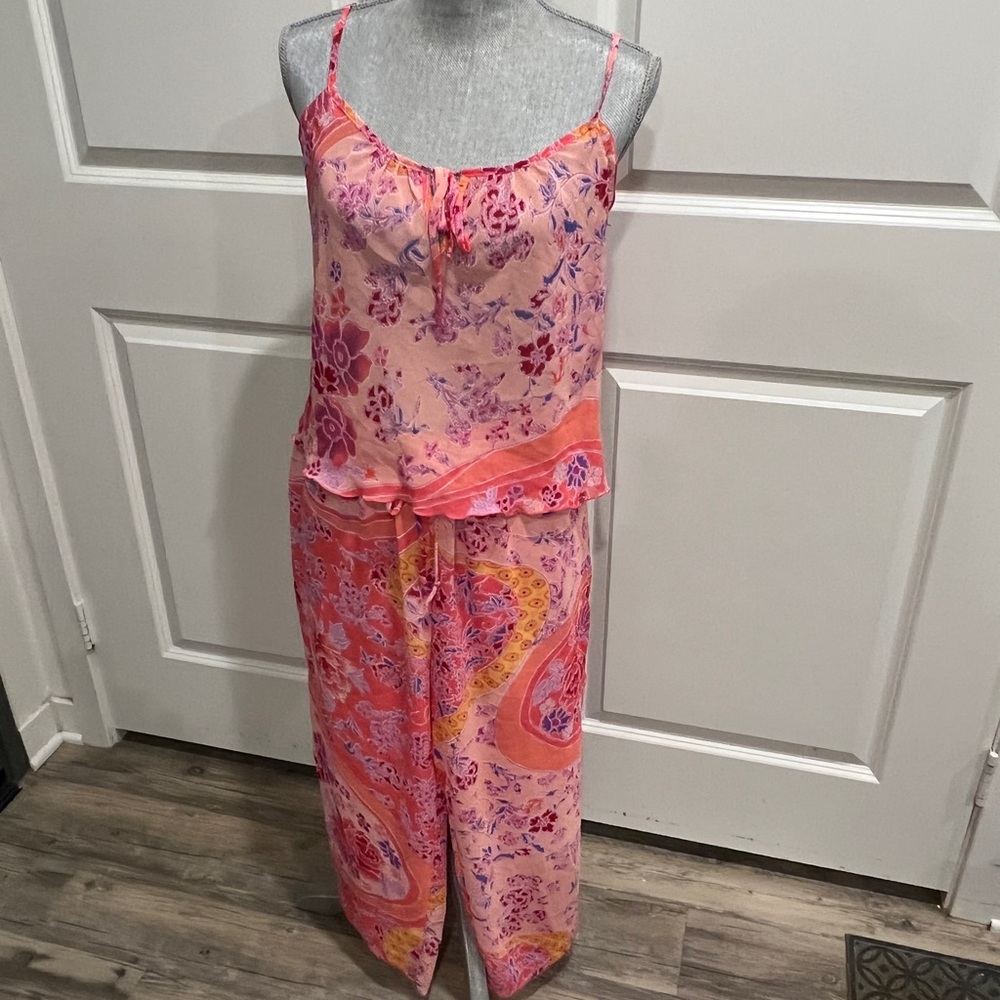 Natori - Josie Floral Pink Sleepwear Set